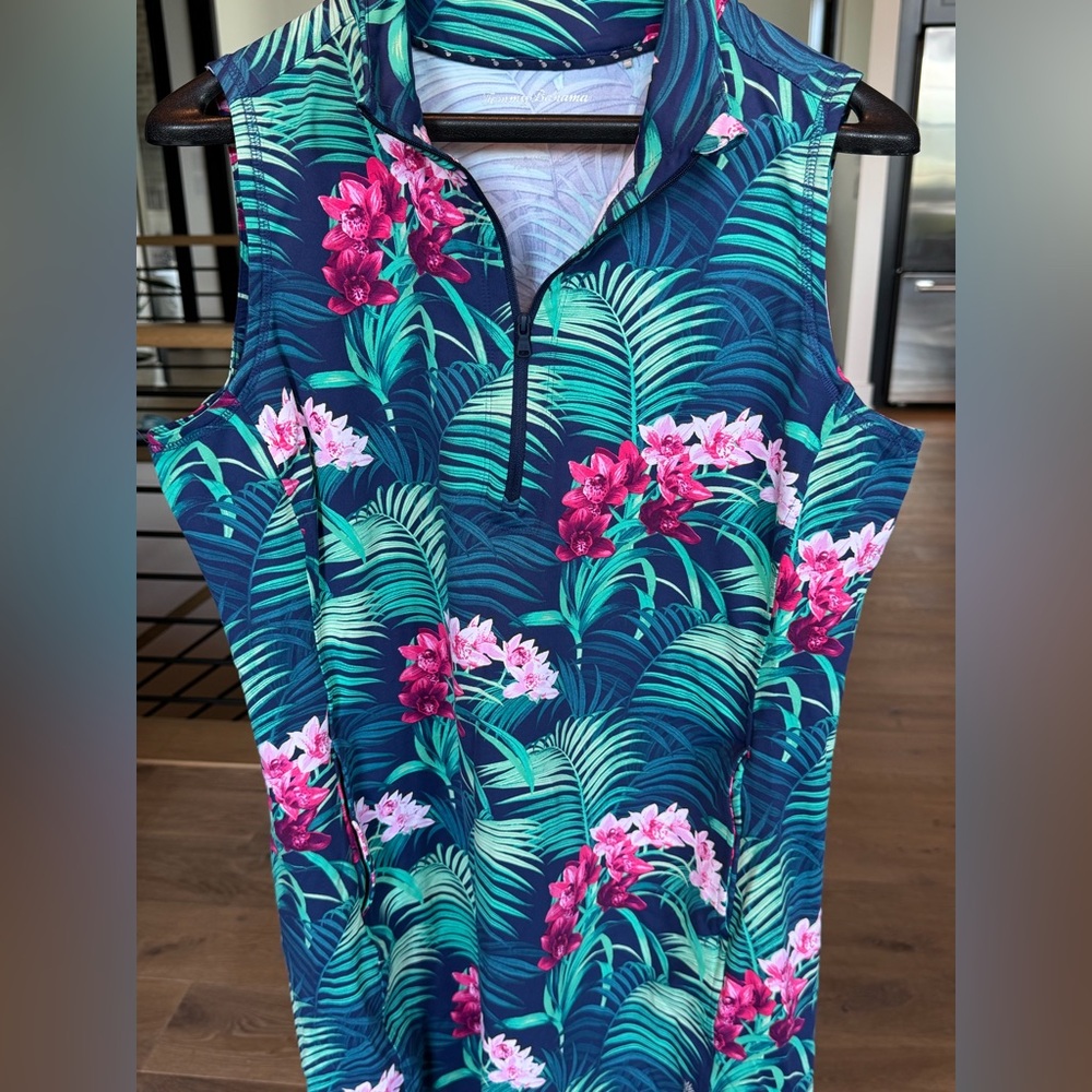 NWOT Tommy Bahama IslandZone Tropical dress with Pockets
